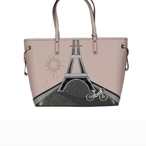 Michael Kors Eiffel Tower Leather Tote limit Edition!